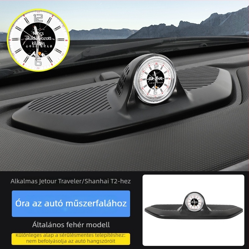 Autó műszerfal kvarcóra, ABS tokozás, márkaveelvee, modell Instrument Panel Quartz Watch, eredet Guangzhou, logó nyomtatása: Igen