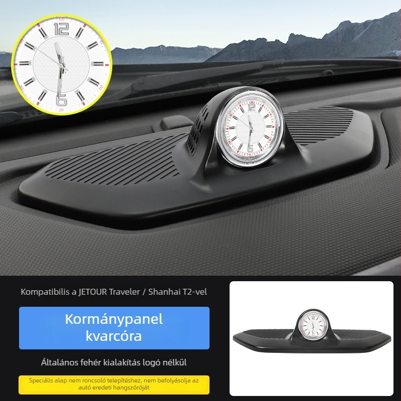 Autó műszerfal kvarcóra, ABS tokozás, márkaveelvee, modell Instrument Panel Quartz Watch, eredet Guangzhou, logó nyomtatása: Igen
