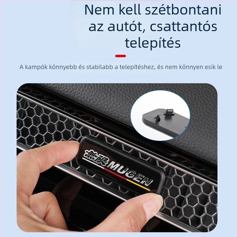 ABS belső kiegészítők Civic 11. generációhoz: légkimenet módosítás, belső dekoráció, modell YM-SYMP