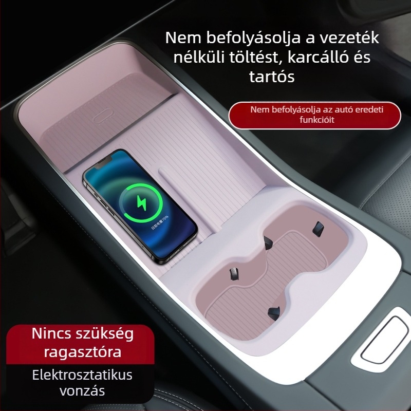 Weilai L60 középkonzolhoz illeszkedő szilikon vezeték nélküli töltőpad