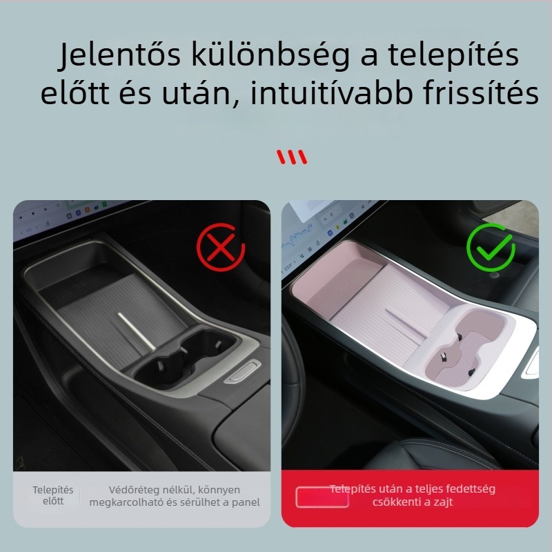 Weilai L60 középkonzolhoz illeszkedő szilikon vezeték nélküli töltőpad