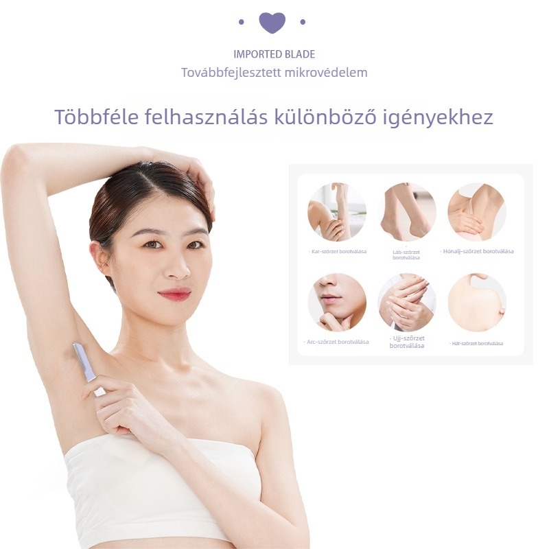 Kétfejű szemöldök-trimmel kezdőknek – biztonságos, karcolásálló női eszköz