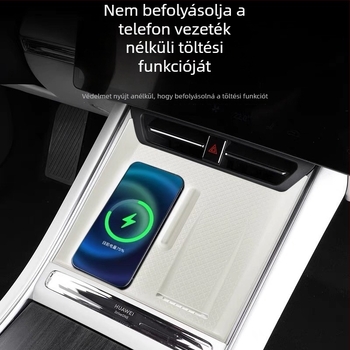 Szilikon központi konzol belső matrac vezeték nélküli töltéssel (Anyag: Szilikon; Típus: Belső szilikon kiegészítők; Modell: Zhijie R7 központi vezérlés; Szerelés: Snap-on; Kompatibilis: központi Konzol)