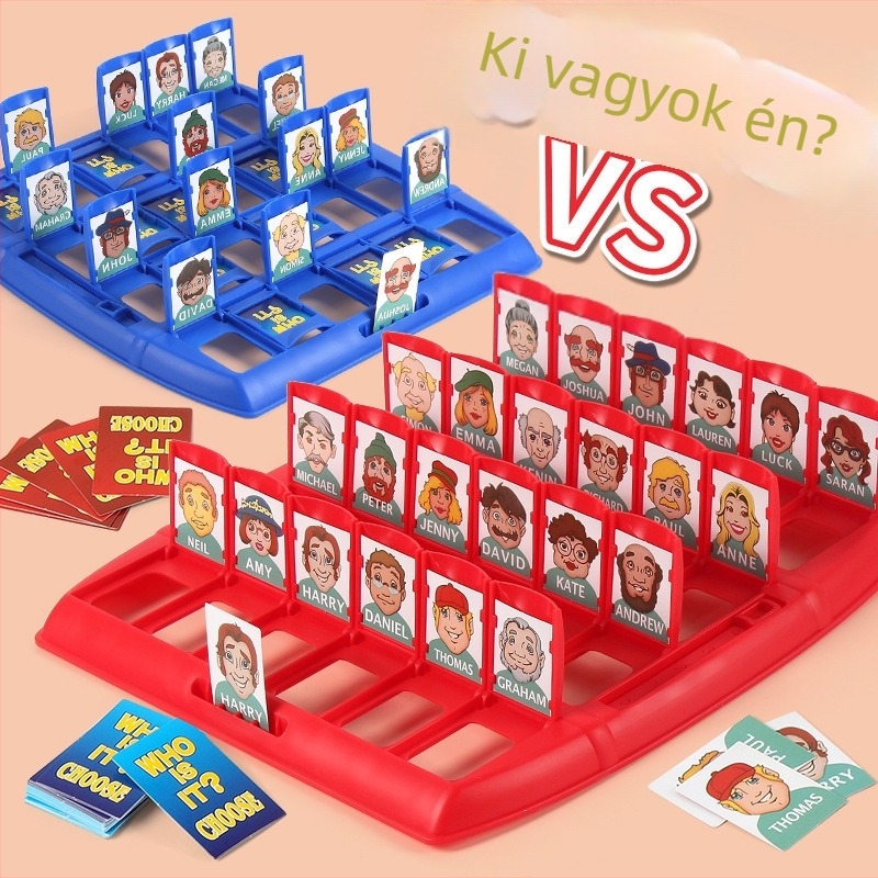 Két játékos társasjáték – családi logikai nyomozós játék, műanyagból készült