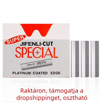 Feather Card szemöldökformázó penge, rozsdamentes acél ötvözet, Bulk Blade modell, gyors szemöldök szőrszálak eltávolítása, minden bőrtípushoz