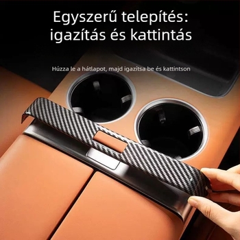 Baochiyou ABS Központi Konzol Kartámasz Kapcsoló Gomb Dekorációs Panel, kompatibilis az L9/L8/L7/L6/Mega modellel tn-851