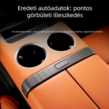 Baochiyou ABS Központi Konzol Kartámasz Kapcsoló Gomb Dekorációs Panel, kompatibilis az L9/L8/L7/L6/Mega modellel tn-851