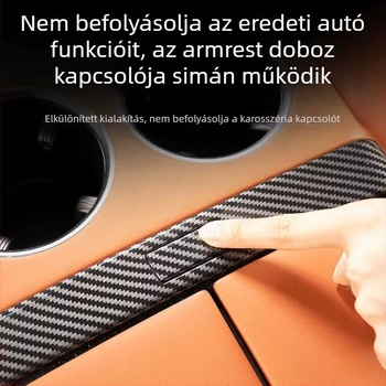 Baochiyou ABS Központi Konzol Kartámasz Kapcsoló Gomb Dekorációs Panel, kompatibilis az L9/L8/L7/L6/Mega modellel tn-851