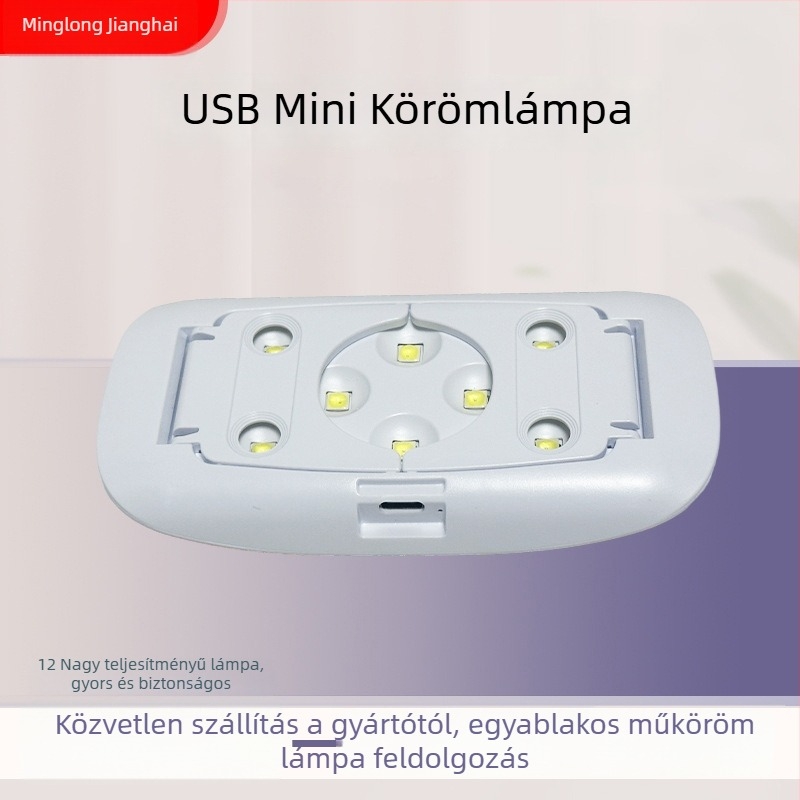 M8 körömlámpa UV-szárító 8 LED-del