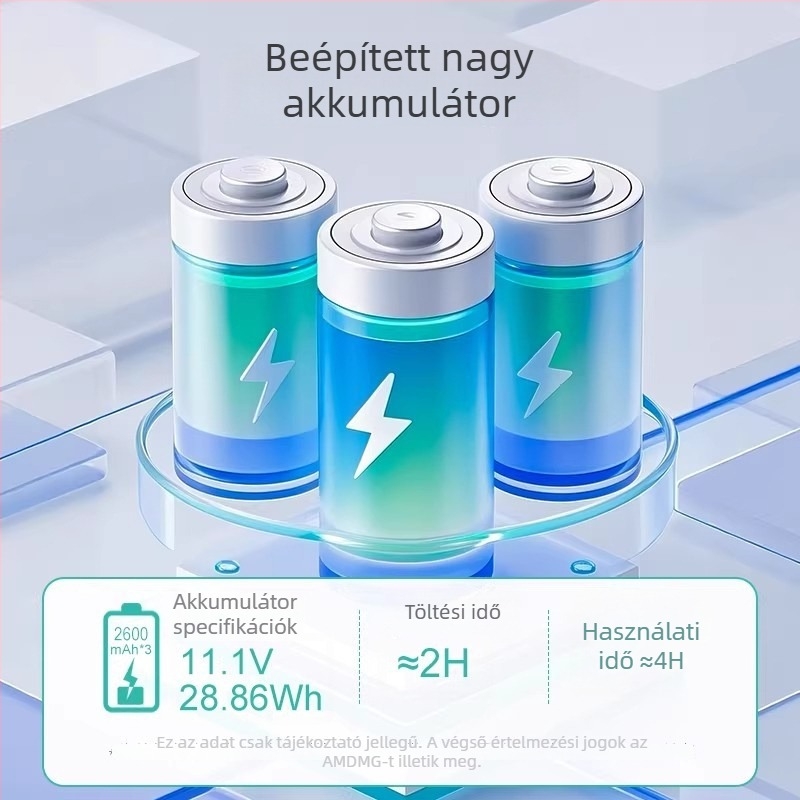 AMDMG akkumulátoros körömpor-eltávolító készülék, nagy szívóerő, dupla turbina szűrővel, professzionális eszköz körömszalonokhoz