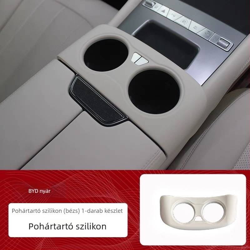 BYD központi konzol szilikon párna vezeték nélküli töltéssel — autó belső védő kiegészítő