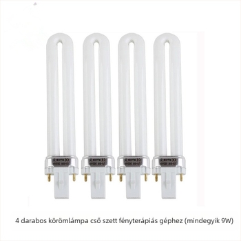 Körömlakk UV fototerápiás lámpa, 9W-os lámpa, Thumb manicure márka, 400 db