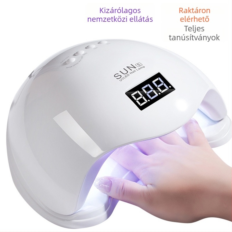SUN 5 Körömlámpa – Köröm Curing Lámpa, Gyors Szárítás, Fényterápia