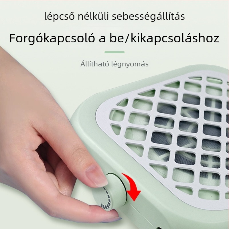 Körömporleválasztó porszívó — ABS és rozsdamentes acél konstrukció, csendes működés, körömszalonokhoz, helyi márka