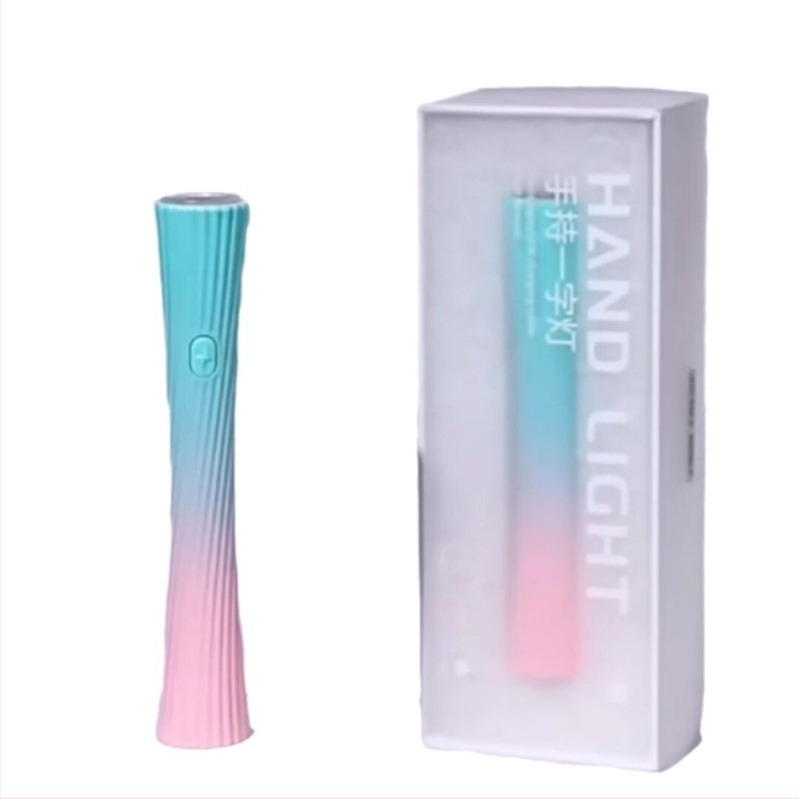 Újratölthető kézi körömlámpa vékony testtel, egyenes vonalú fényterápiás lámpa, gyors száradás