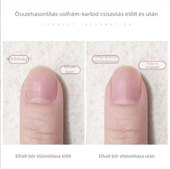 Wolfram acél csiszolófej, egységes ötvözet, csiszolás és polírozás, köröm eltávolítása, sokoldalú manikűr eszköz