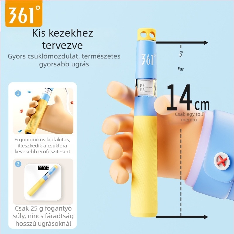 361° ugrókötél gyerekeknek, gyors kötél professzionális csapárral, ABS anyag