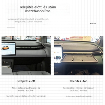 Autó belső tereben hordozható első utas ülés melletti tálca, ABS, kompatibilis a 25 ZEEKR X modelllel, testreszabás elérhető