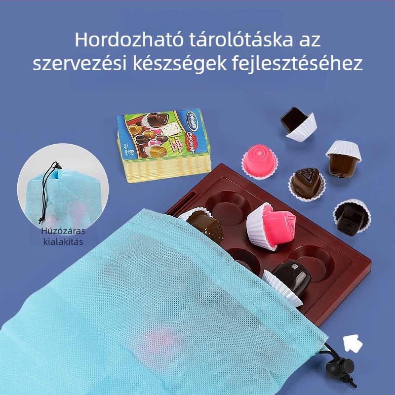 Logikai gondolkodást fejlesztő sakkjáték — korai oktatásra alkalmas, műanyagból, fejleszti a szellemi fejlődést és a kéz-szem koordinációt.