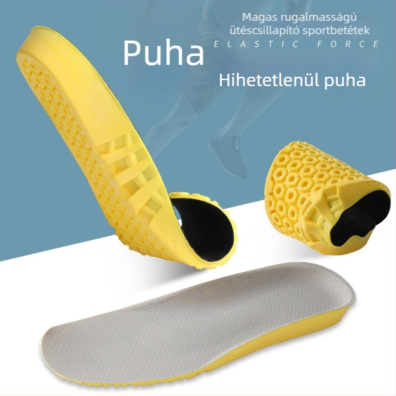 PU sporttalpak cipőkhöz, modell 909, teljes talp, magasságot növelő, uniszex