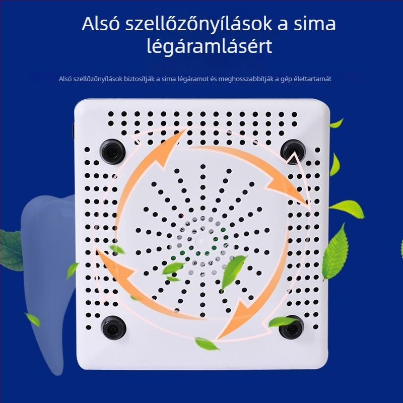 Asztali manikűr készülék vákuumszűrővel, LED világítással és erős szívóerővel – modell Mc-sc001, kód Mc-003