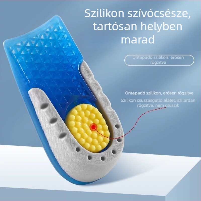 TPE emelő talpbetét – Modell HXD-096, uniszex, sneakerhez, casual és meleg cipőkhöz