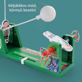 RENBO asztali játék: lengő foci és kosár két játékos számára – családi interaktív oktató játék (műanyag)