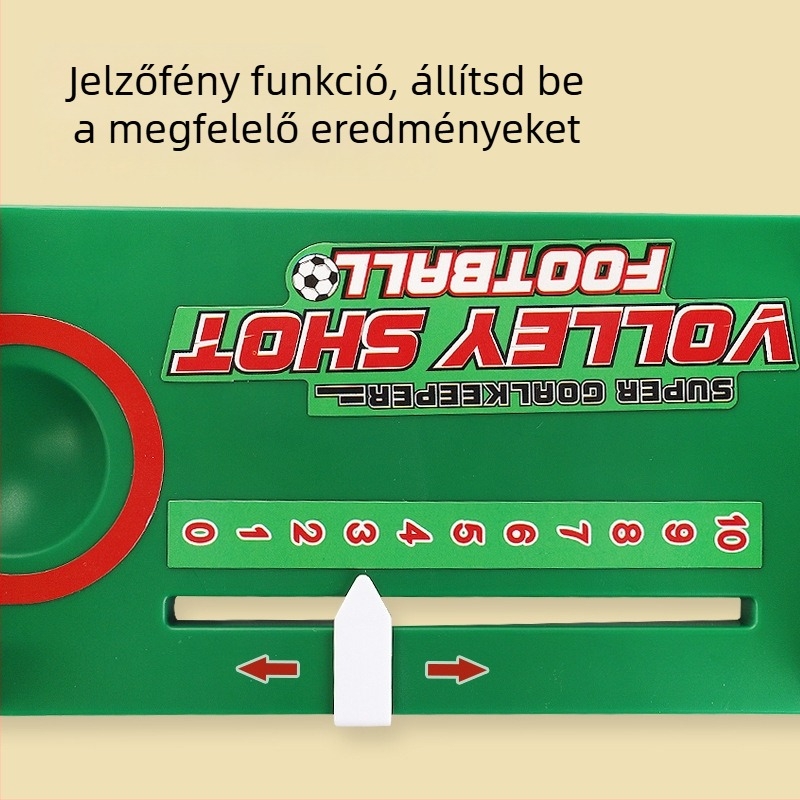 RENBO asztali játék: lengő foci és kosár két játékos számára – családi interaktív oktató játék (műanyag)