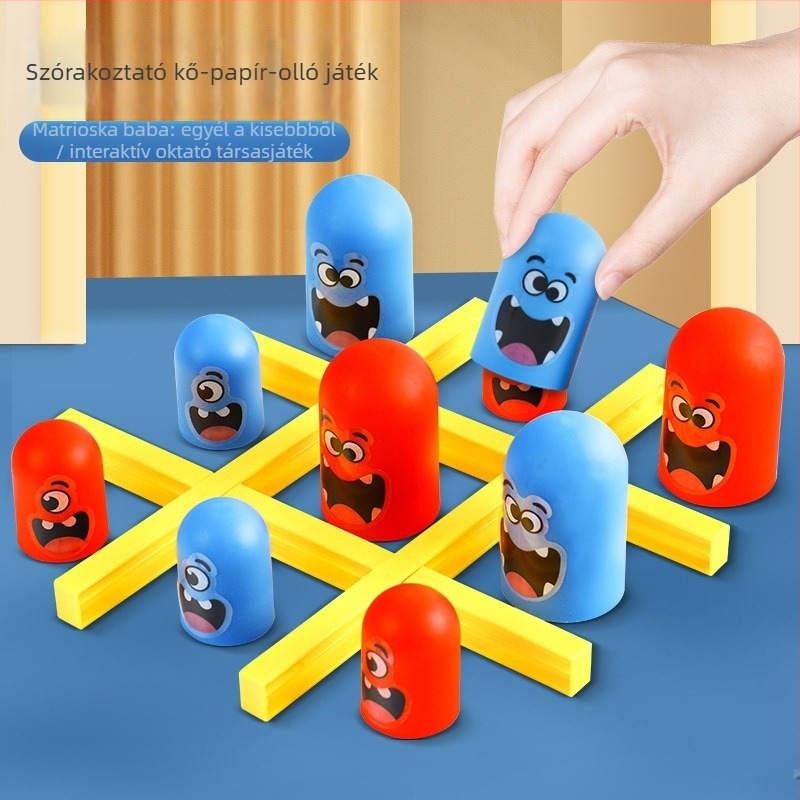 Családi társasjáték logikai kirakós elemekkel – interaktív játékhoz | Anyag: műanyag; Márka: Babi Bear Toy; Korosztály: 4–6, 7–14, 15–35