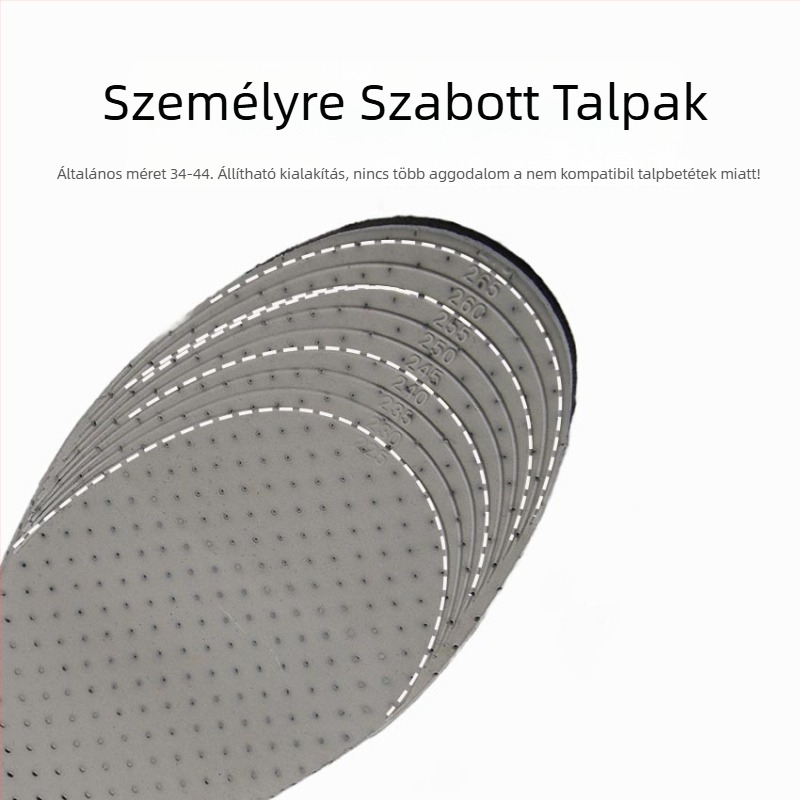 EVA magasságot növelő talpbetét – teljes hosszúságú, légáteresztő, uniszex, tavaszra