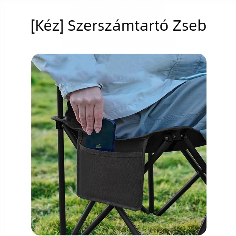 XIH összecsukható szék – hordozható kempingszék háttámlás ülőalkalmatosság, Kína