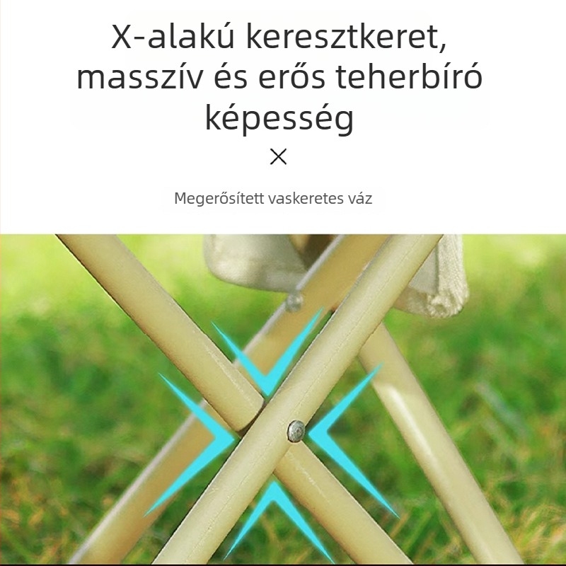 XIH összecsukható szék – hordozható kempingszék háttámlás ülőalkalmatosság, Kína