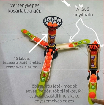 Zhenliu műanyag asztali oktató játék – családi interaktív, beltéri és kültéri használatra, sakk- és kártya stílusú, 7–14 éveseknek, ugráló kosárgolyó