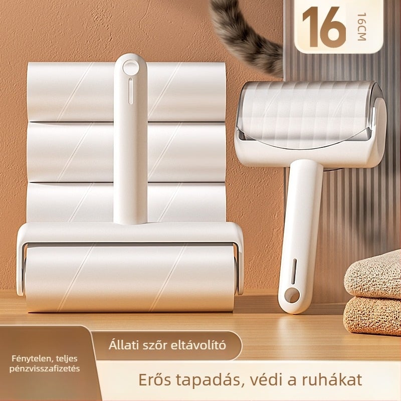 Szöszmentesítő henger ruhákhoz, ragadós tekercs, cserélhető tekercs