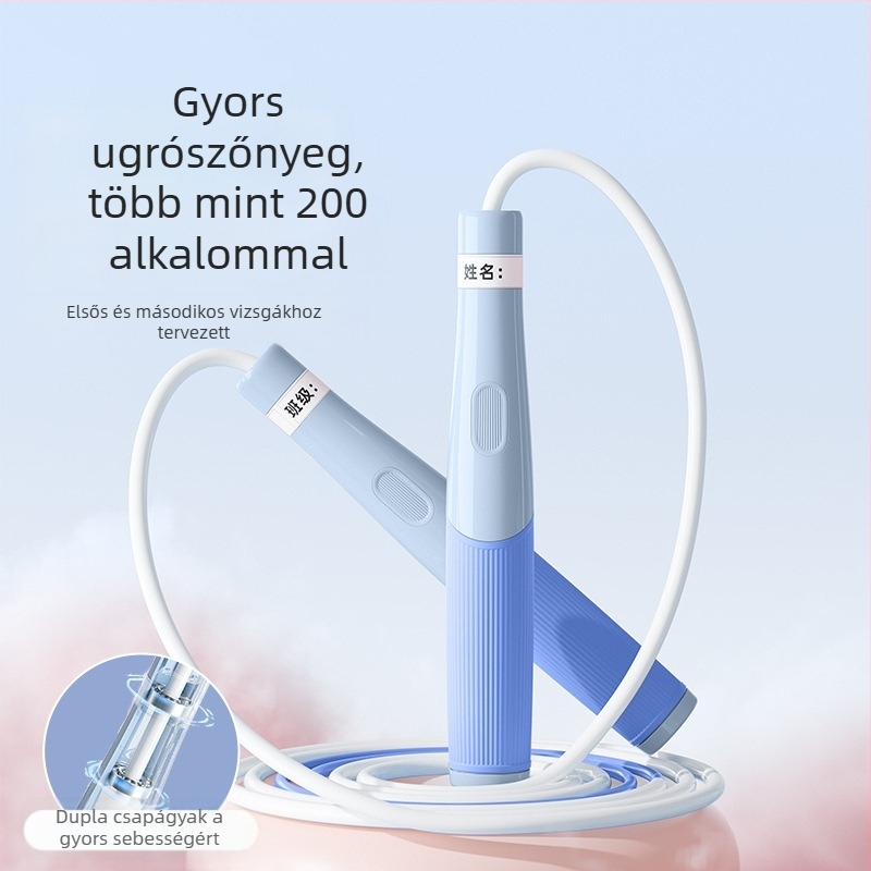 Gyerekeknek készült ugrókötél, ABS anyag, kétszintű kialakítás, futáshoz és edzéshez alkalmas