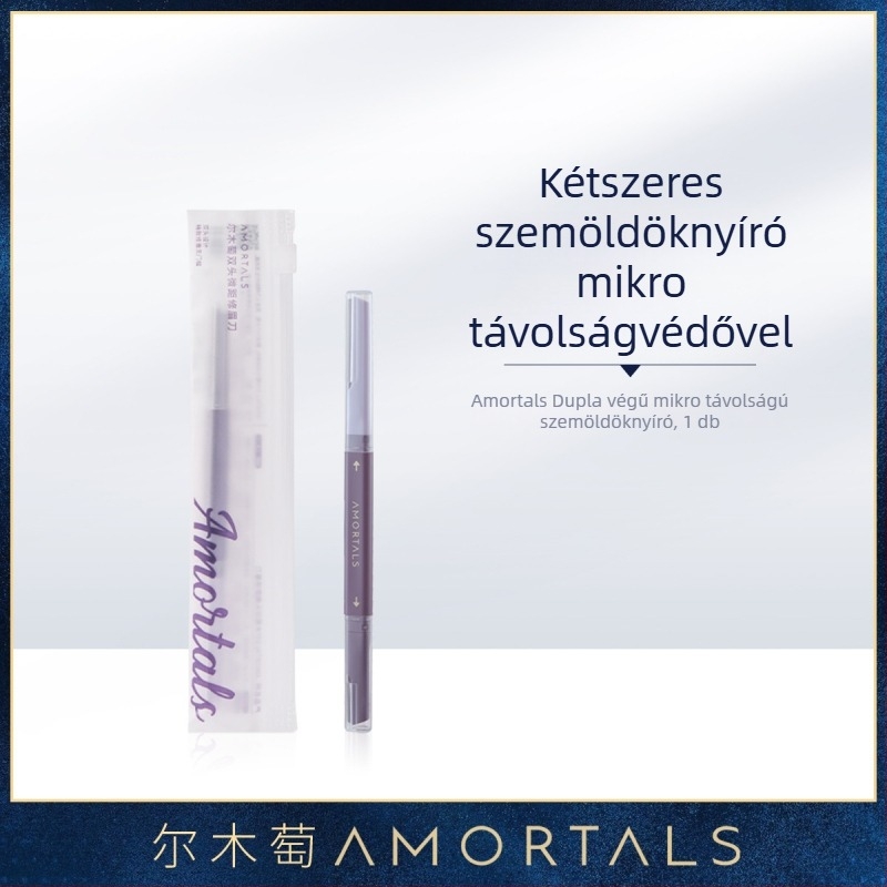 Női szemöldök-trimmelő készlet – kezdő eszköz, biztonságos, karcolásálló ABS fogantyúval