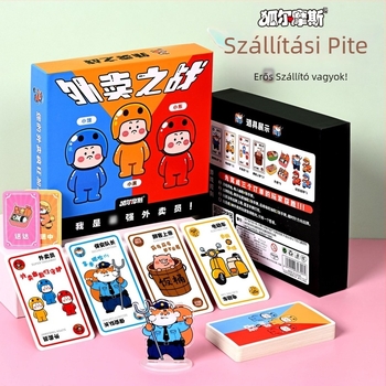 Fox Holmes asztali játék kártyákkal – papír, puzzle