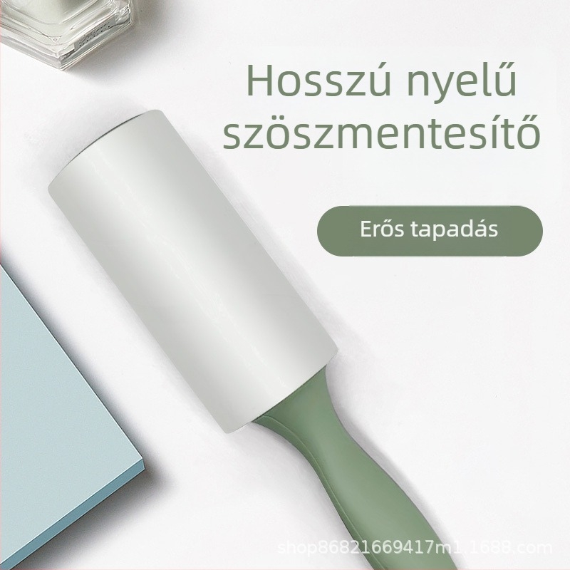 Hongbo Egyenes fogantyújú szöszmentesítő roló, tépő design, PP anyag, utántöltő az állatok számára