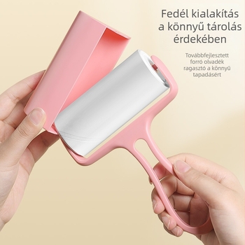 Ragasztó görgő ruhákról és háziállatok szőrének eltávolítására – cserélhető papírok
