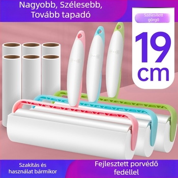 Háziállatok szőrszál eltávolító ragadós görgő — Anyag: szilikon fehér papír; forró olvadékú ragasztó; Márka: Man Jieli; Kategória: ragadós szőr eltávolító görgő