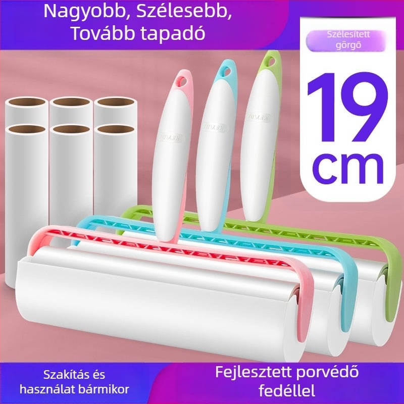 Háziállatok szőrszál eltávolító ragadós görgő — Anyag: szilikon fehér papír; forró olvadékú ragasztó; Márka: Man Jieli; Kategória: ragadós szőr eltávolító görgő
