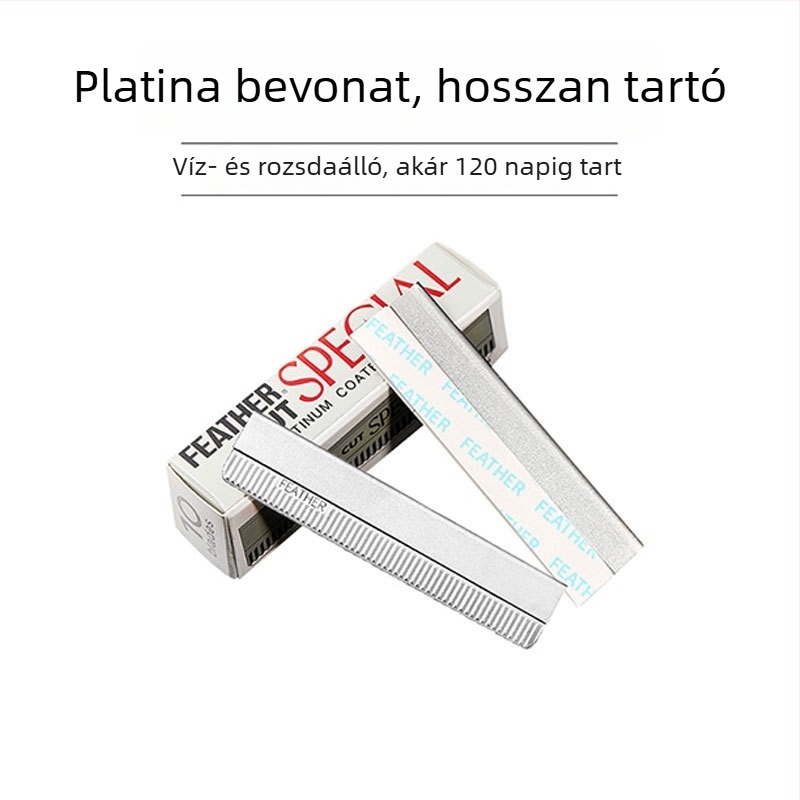 100 db rozsdamentes acél szemöldök pengék