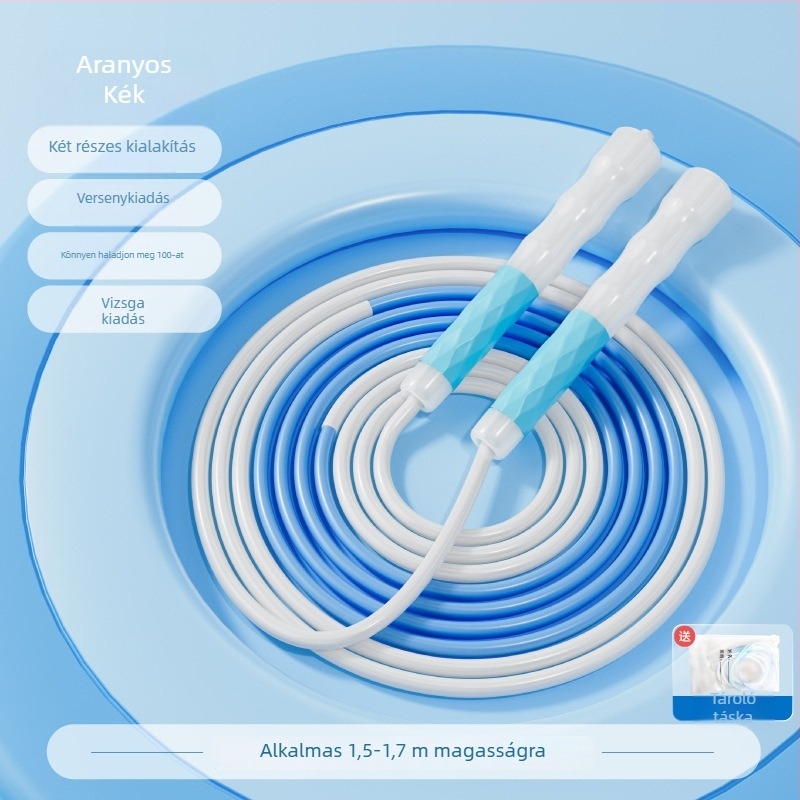 Ugrókötél, állítható, PU anyagú, gyermekek és diákok számára