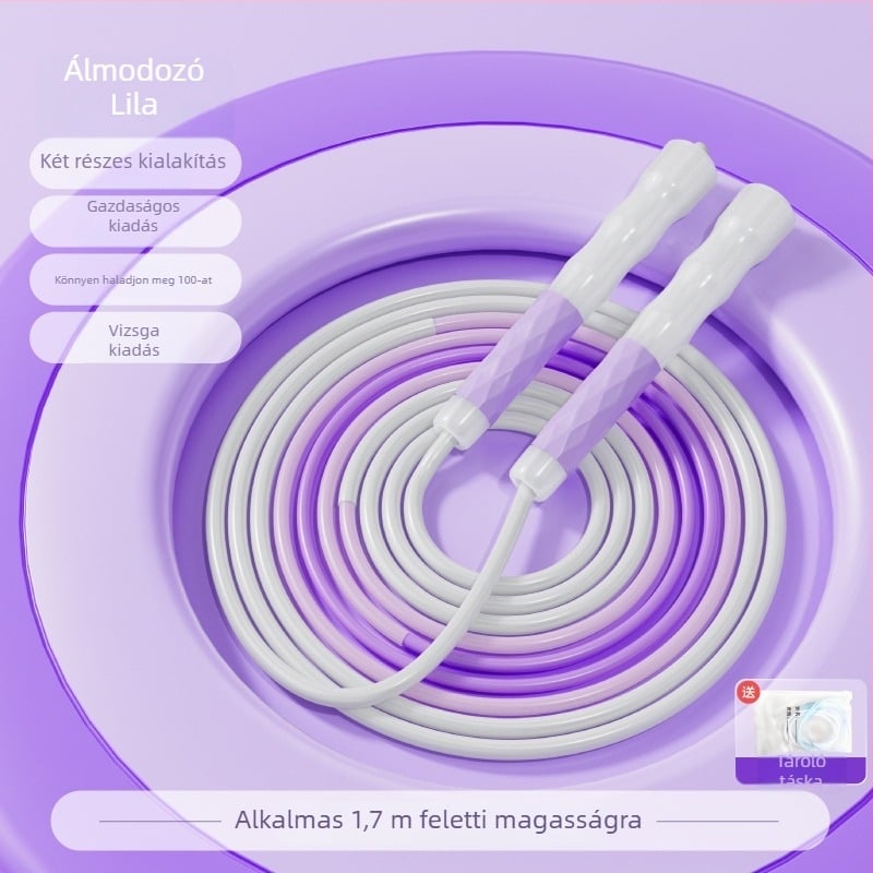 Ugrókötél, állítható, PU anyagú, gyermekek és diákok számára