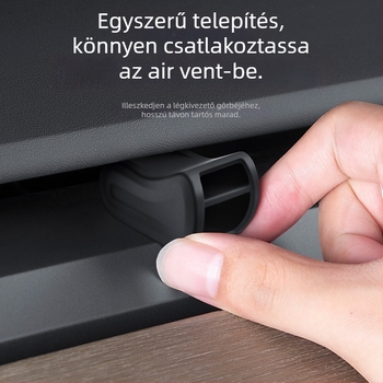 Tesla Model Y/3 légcsatorna-clip adapter — ABS, Snap-on telepítés, illeszkedik a műszerfalhoz, modell TSL1585