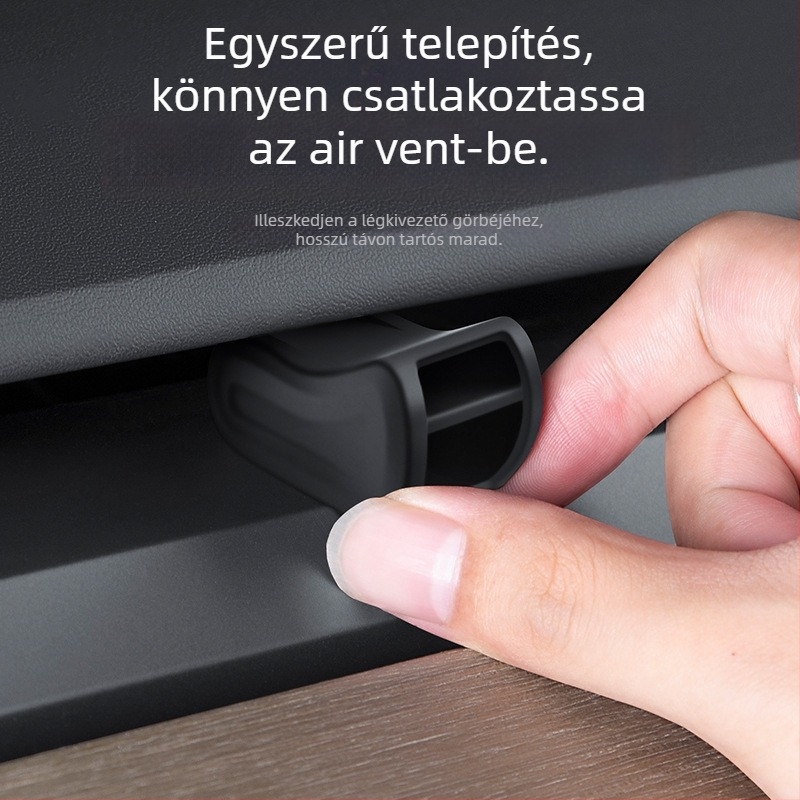 Tesla Model Y/3 légcsatorna-clip adapter — ABS, Snap-on telepítés, illeszkedik a műszerfalhoz, modell TSL1585