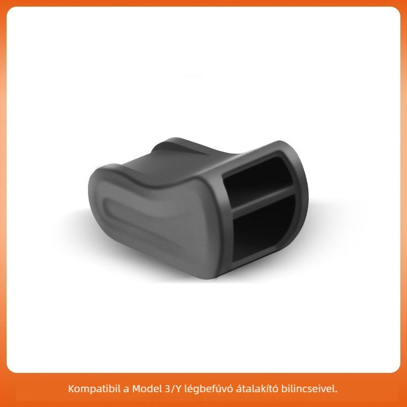 Tesla Model Y/3 légcsatorna-clip adapter — ABS, Snap-on telepítés, illeszkedik a műszerfalhoz, modell TSL1585