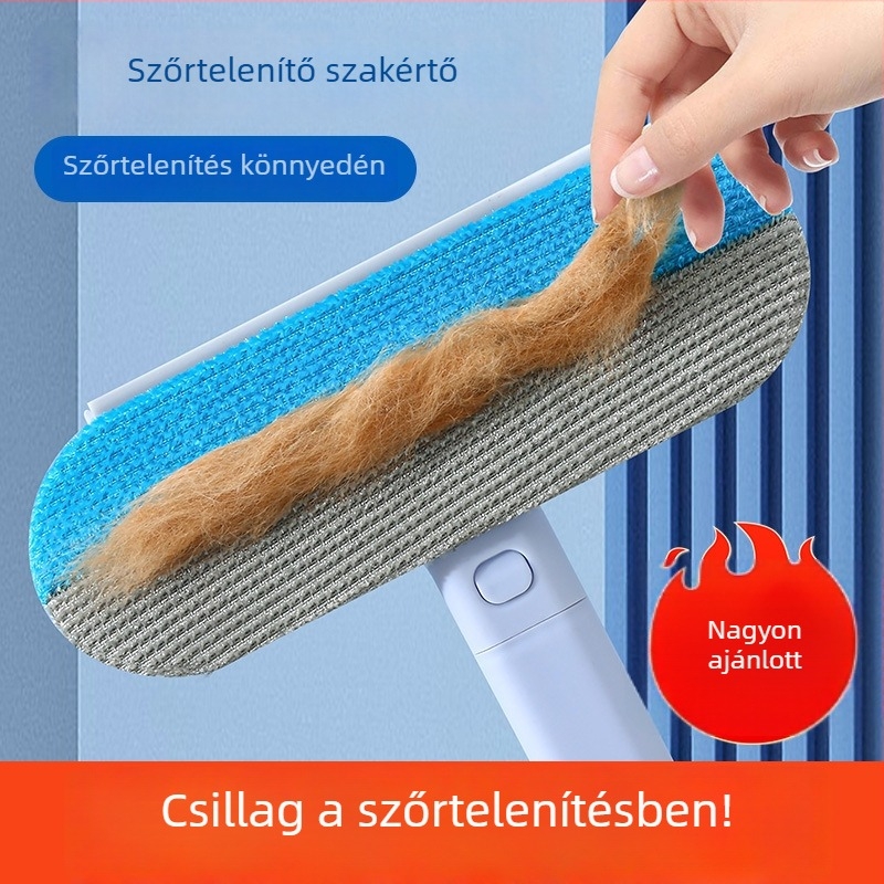 Állatszőr eltávolító kefe — PP anyag, négyzet alakú fésű, hosszú szőrű macskáknak alkalmas