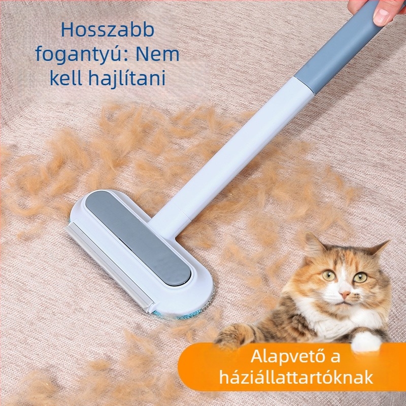 Állatszőr eltávolító kefe — PP anyag, négyzet alakú fésű, hosszú szőrű macskáknak alkalmas