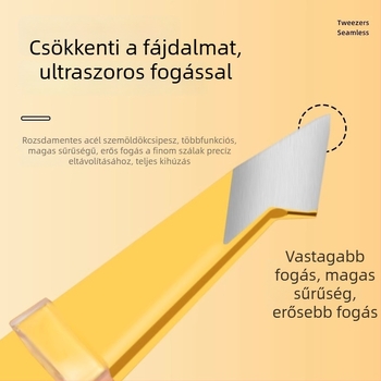 Szemöldökcsipesz készlet – 430 rozsdamentes acél, szemöldök és szakáll szőrszálak kitépésére
